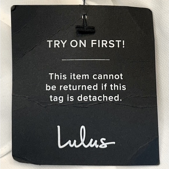 NWT Lulus Terrifically Trendy White Tiered Ruffled Mini Dress, Size XS - Picture 12 of 15